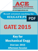 ME GATE2015 31jan Evening