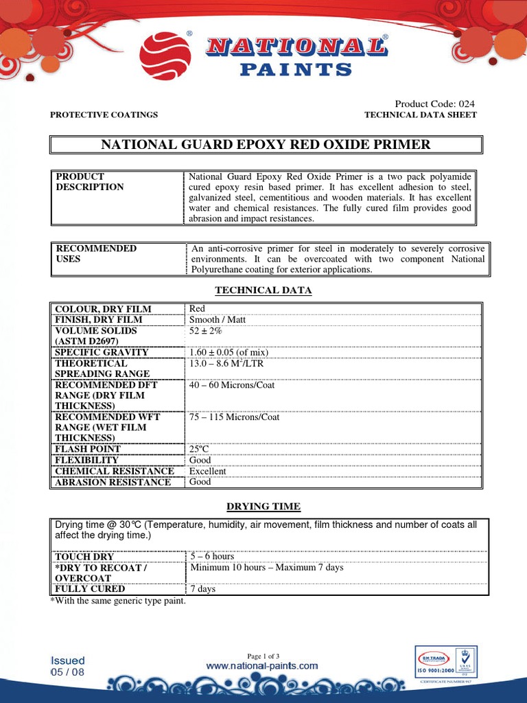 Guard Epoxy Red Oxide Primer.pdf Epoxy Corrosion