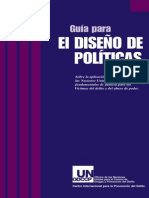 Guia Para El Diseño de Politicas Sobre Declaracion Onu