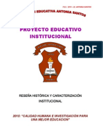 Institucion Educativa Antonia Santos Monteria PEI 2015