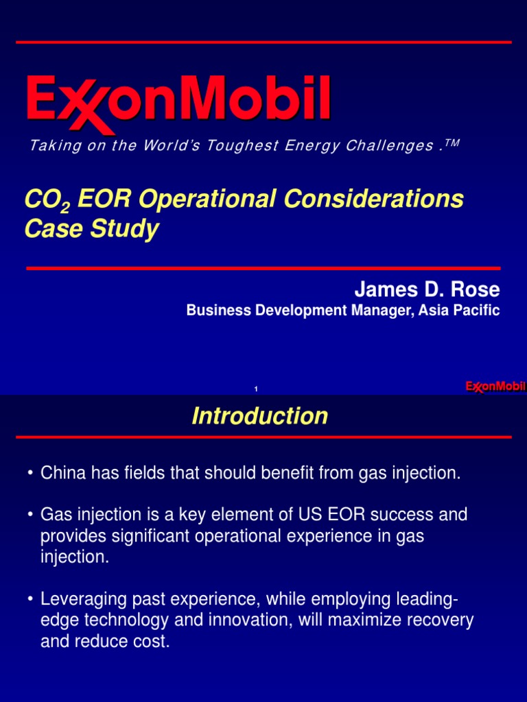 2 ExxonMobil Rose en PDF Enhanced Oil Recovery Chemical Substances