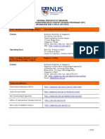 NUS Info Sheet AY1516