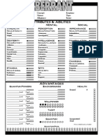 Aberrant 2 Page Character Sheet