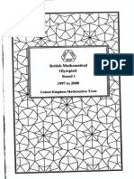 British Mathematical Olympiad - Round 1 - 1997-2000