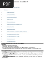 Oracle R12 Enhancements Cheat Sheet