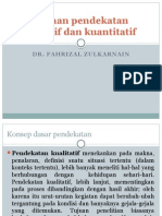 Perbedaan Pendekatan Kualitatif Dan Kuantitatif