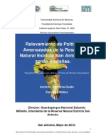 Relevamiento de Psitacidos Amenazados en La RNE San Antonio y Zonas Aledañas. (Misiones, Argentina)