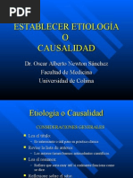 4. Etiología o Causalidad