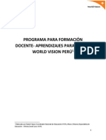 Programa de Formación Docente