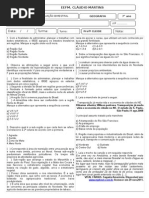 AVALIAÇÃO gEOGRAFIA