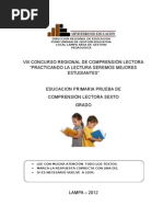 Concurso de Lecto-escritura
