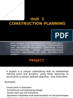 CONST PLANNING1 Unit1