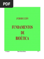 Fundamentos de La Bioetica
