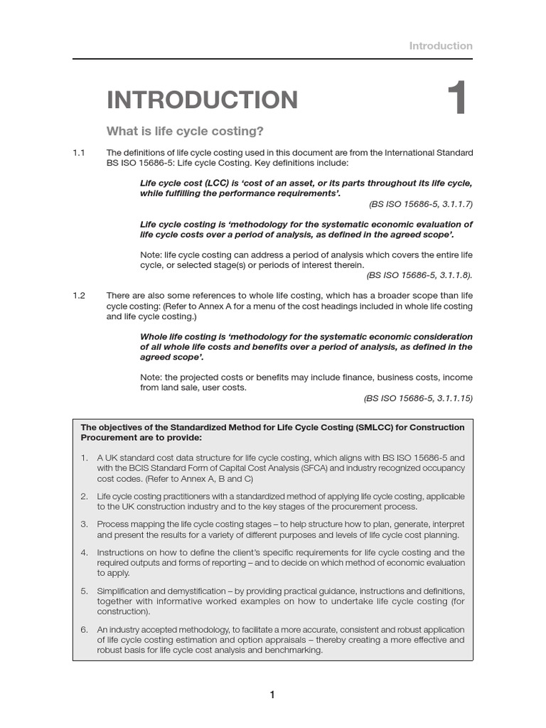 Life Cycle Costing PDF Life Cycle Assessment Product Lifecycle