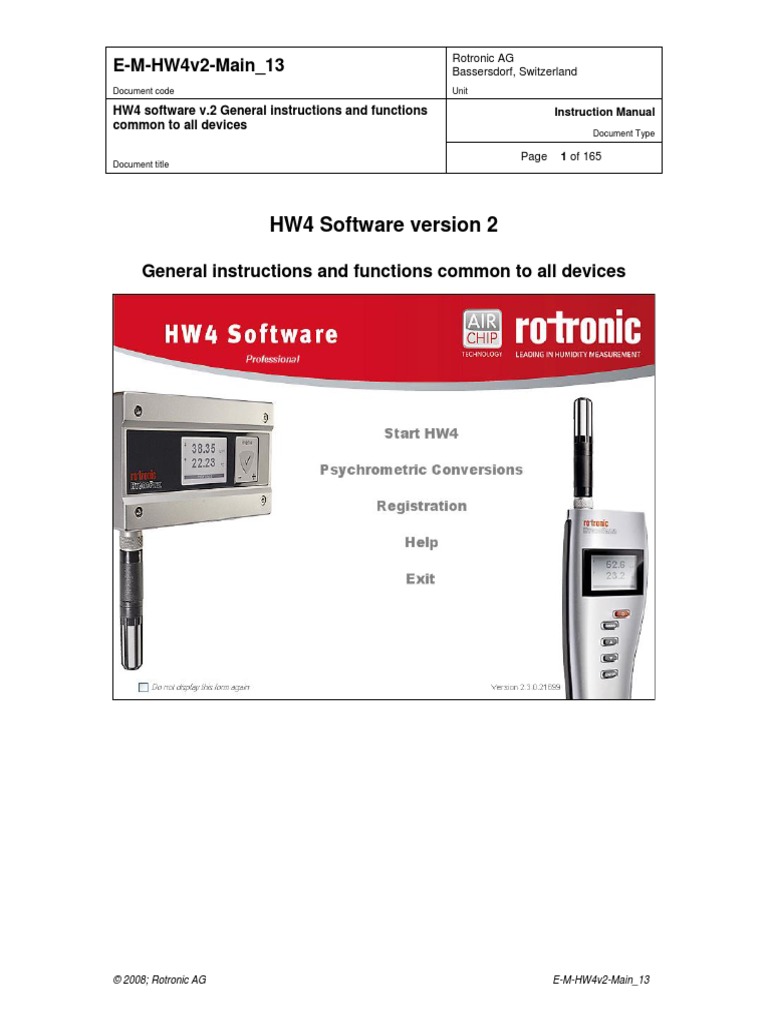 ROTRONIC-hw4 Manual PDF | PDF | Installation (Computer Programs ...