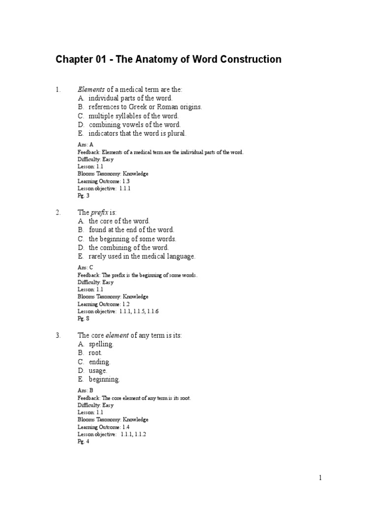 Medical Terminology Cardiology Intravenous Therapy