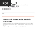 Download Los secretos de Manuela la nina mimada de Pablo Escobarpdf by Nueva Madre SN259499811 doc pdf
