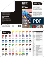 LIQ Paint Marker Colour Chart Leaflet - AW