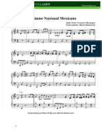 64382880 Himno Nacional Mexicano Partitura Facil Para Piano