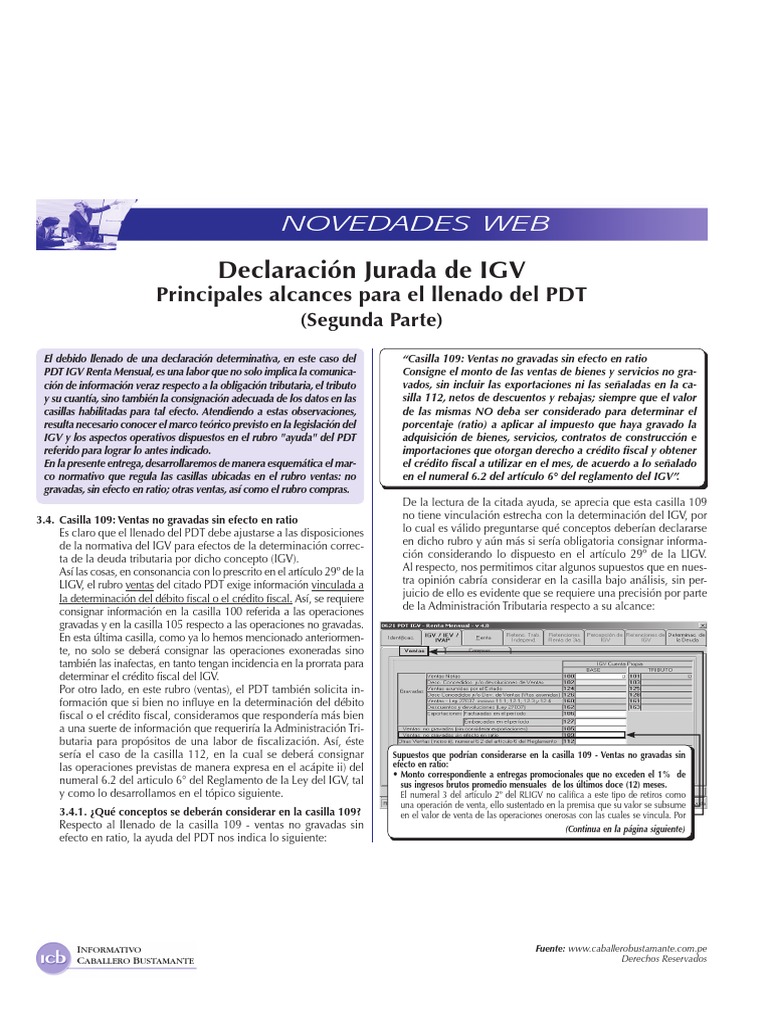 Casillas del PDT 621: Ventas No Gravadas | PDF | Impuestos | aduana