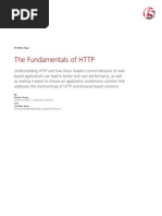 The Fundamentals of HTTP: F5 White Paper