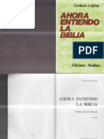 134240905 Ahora Entiendo La Biblia Gerhard Lohfink