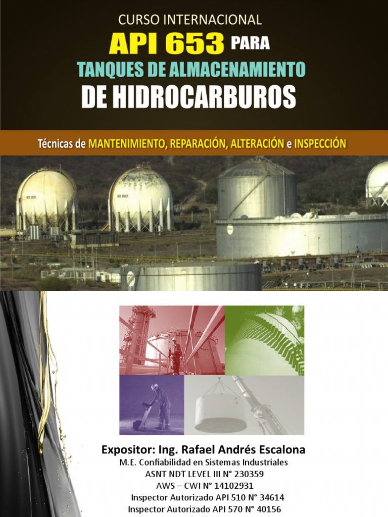 API 653 Neopetrol 2015 | PDF | Tanques | Soldadura