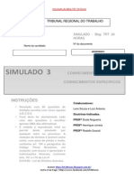 3° Simulado Grátis TRT-MG 2015 do Blog TRT 24 horas