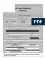 Declaración Patrimonial de Layda Sansores