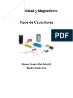 Tipos de Capacitores - Galvez B.