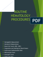 Routine Hematology