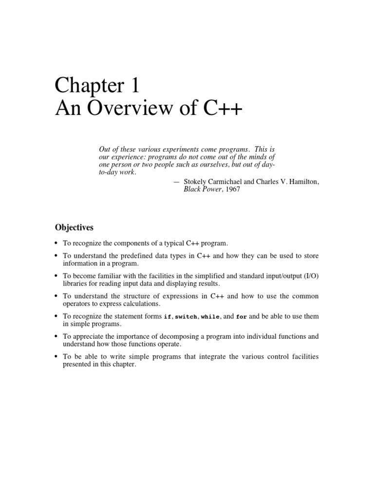 01 Overview | PDF | Data Type | Integer (Computer Science)