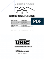 Repair Parts Manual for UR500 UNIC Cranes