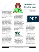 Deafness and Hearing Loss