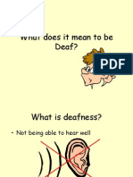 Deafness