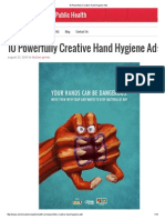 Powerfully Creative Hand Hygiene Ads