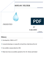 Sirofloc Filter: Presented BY Sarathy