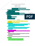 Esquema Inicial, Final de Proyectos