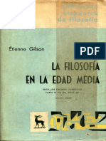 Gilson, É. - La Filosofia en La Edad Media