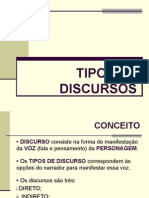 Tipos de Discursos