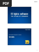 Download Hybris Developer Training Part II - Commerce - Module 09 - WCMS by Vikas Kumar SN259533455 doc pdf