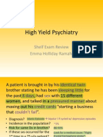  High Yield Psychiatry