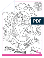 Barbie Holiday Coloring