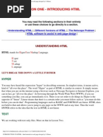 Introduction To HTML - HTML Tutorials in Web Page Design by J. Gilson