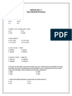 Aptitude Test 7 - 16.1.2015