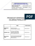 S01 - Prosedur Verifikasi Dan Kalibrasi Peralatan PDF