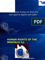 Human Rights of Mentally Ill