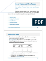 Reduction of State and Flow Tables