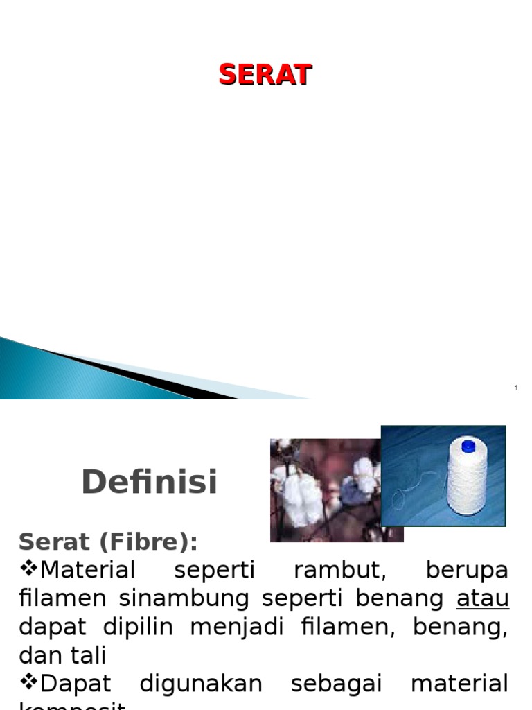 Definisi dan Contoh Serat dalam Kehidupan | PDF | Teknologi & Rekayasa