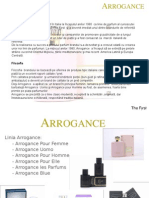 ARROGANCE Brand Presentation